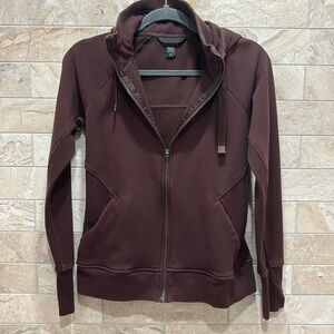 Athleta Fleece Hooded Jacket